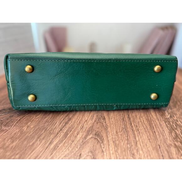 Patricia Nash Valletta Soft Green Top Handle Satchel Bag Handbag NWT leather - Picture 5 of 8